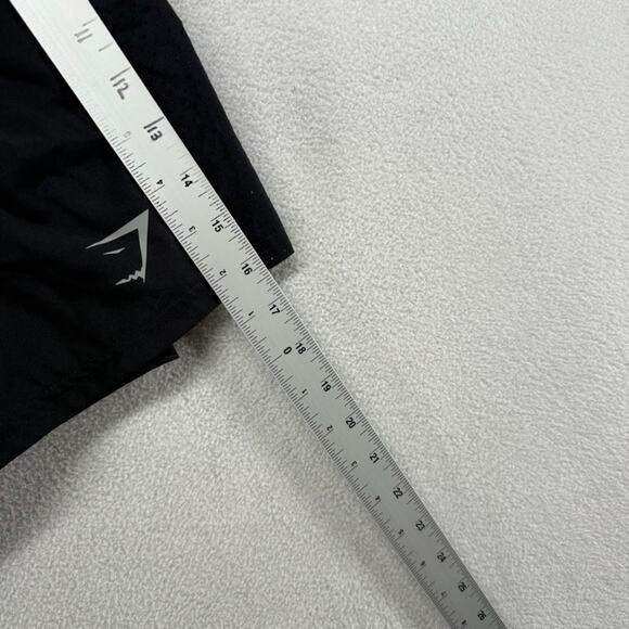 Gymshark Shorts Men's medium Black Aspect 2 In 1 Training Lined Workout Lifting - Picture 6 of 11